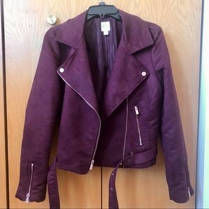 Burgundy jacket